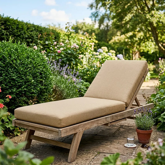 Dicke Auflagen für Sonnenliegen & Gartenliegen nach Maß: der Komfort-Ratgeber