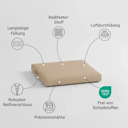 Bodenkissen nach maß Eigenschaften