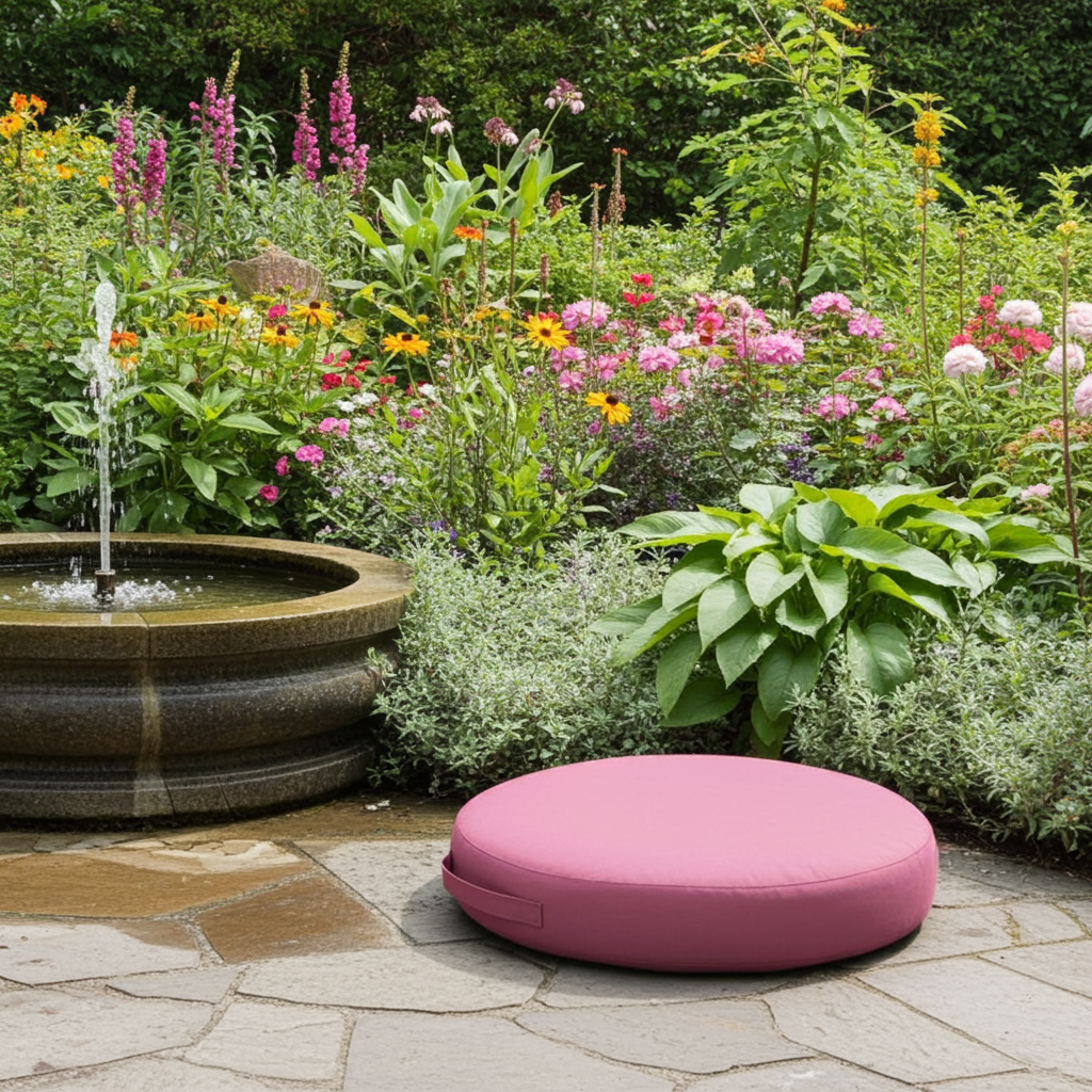 Outdoor runde Bodenkissen