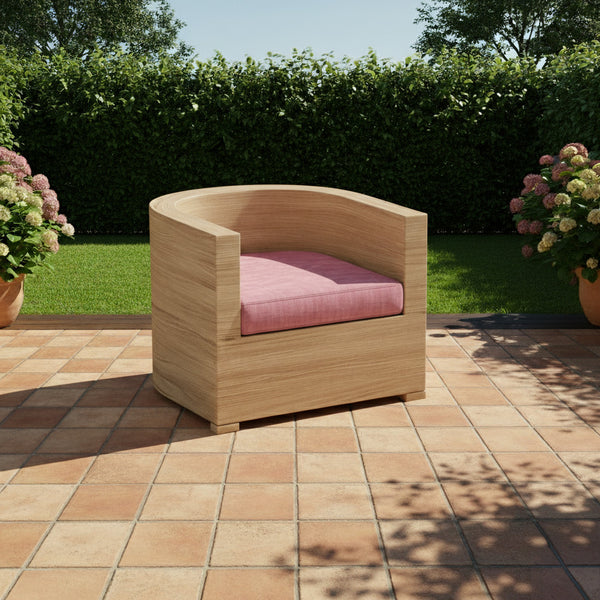 Outdoor Halbrundes Lounge Sitzkissen nach Maß