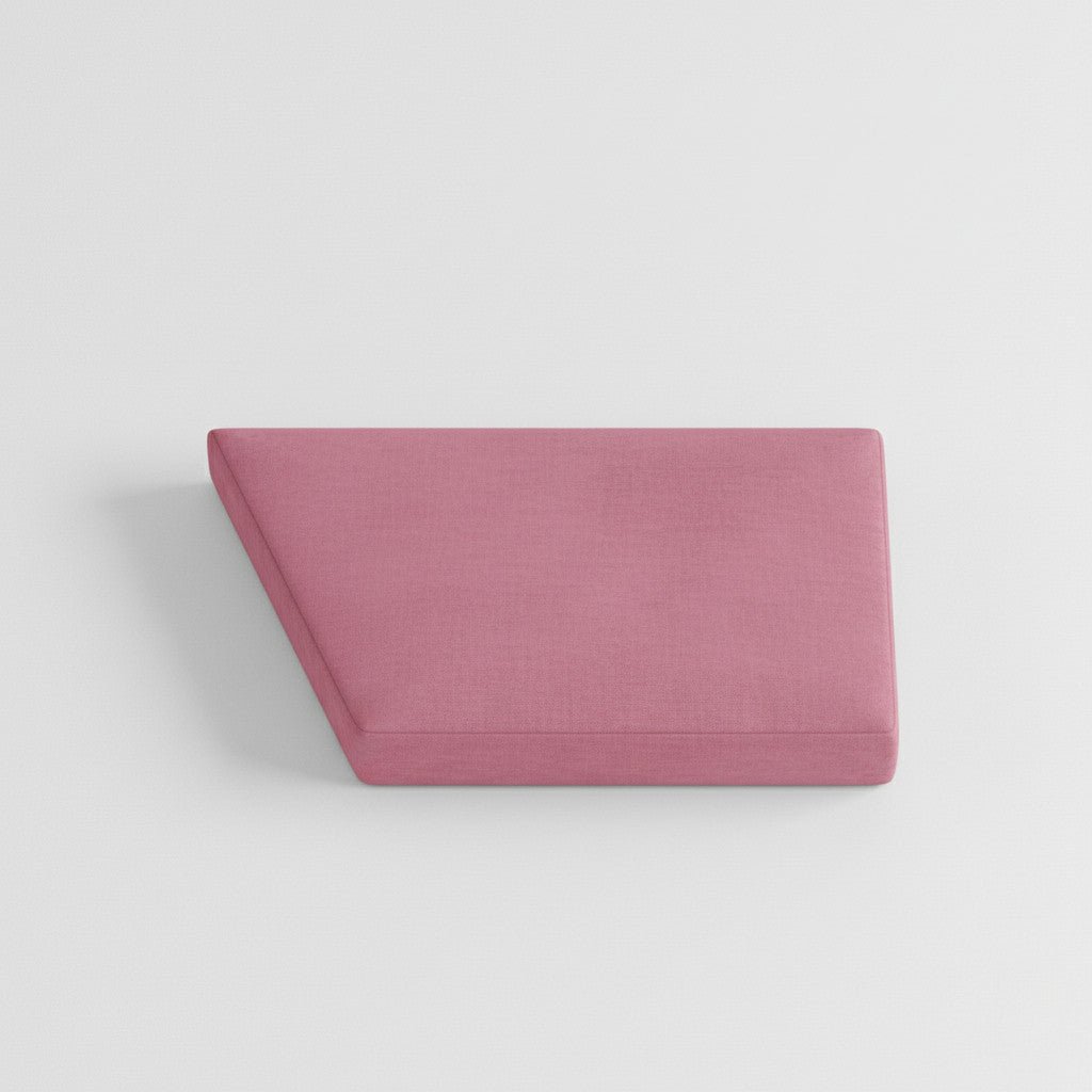 Schräge Sitzkissen nach Maß - Links