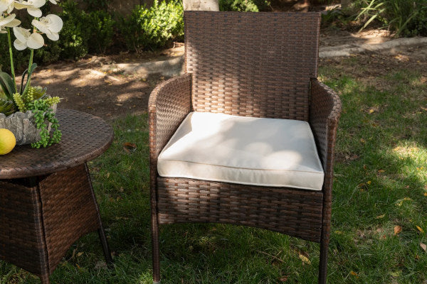 Outdoor-Stuhl mit Sitzkissen nach Maß